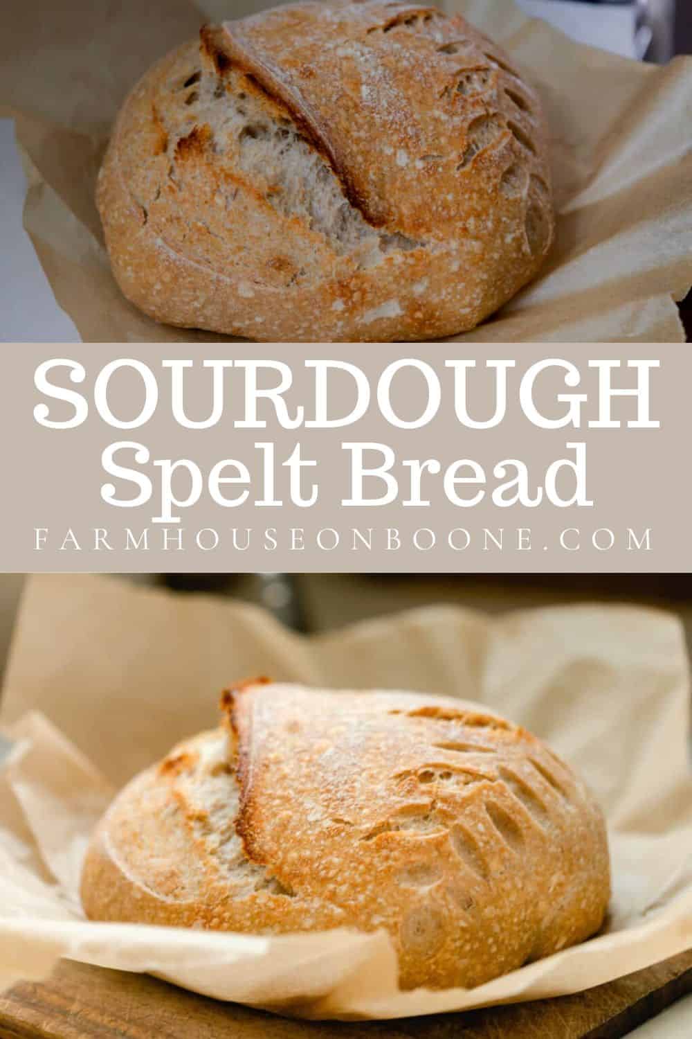 Spelt Sourdough Bread Farmhouse on Boone