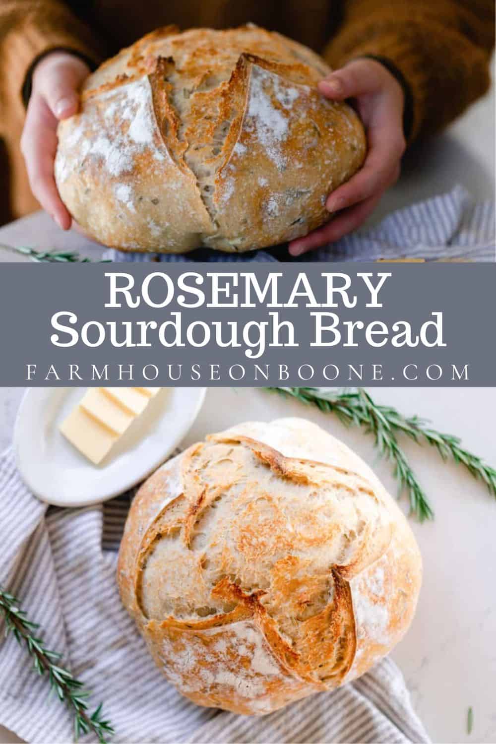 Rosemary Sourdough Bread Farmhouse on Boone