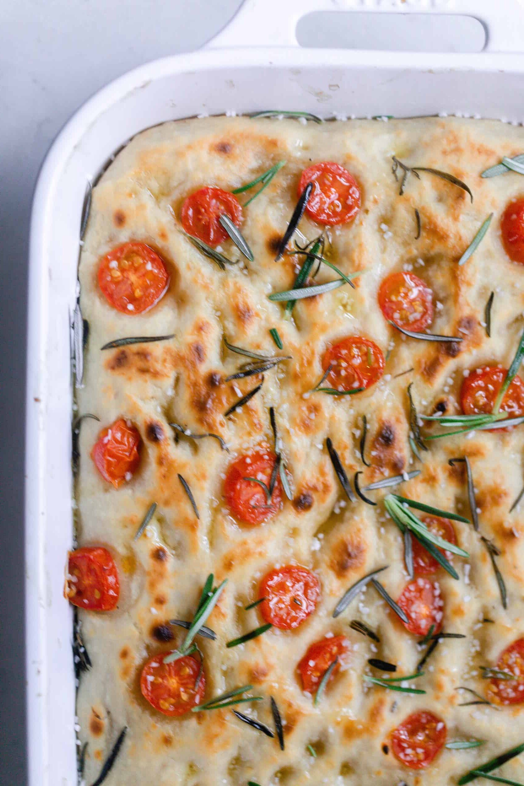 A Simple Sourdough Focaccia