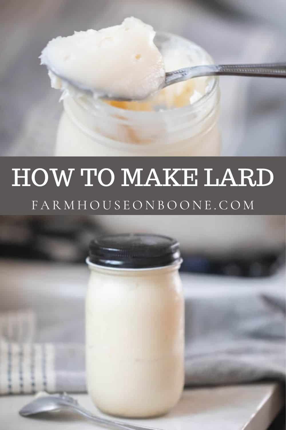 How To Make Lard Farmhouse on Boone
