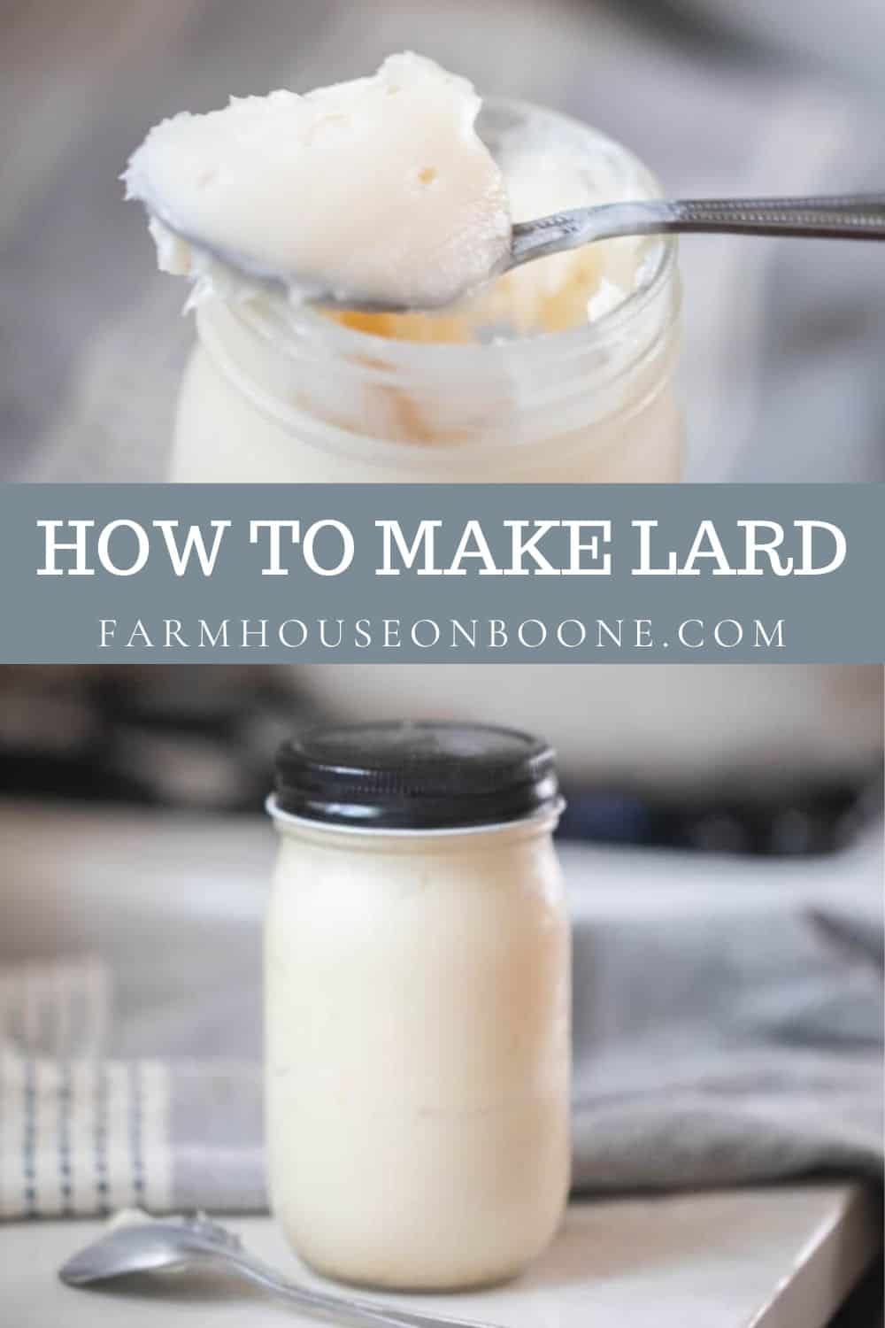 How To Make Lard Farmhouse on Boone