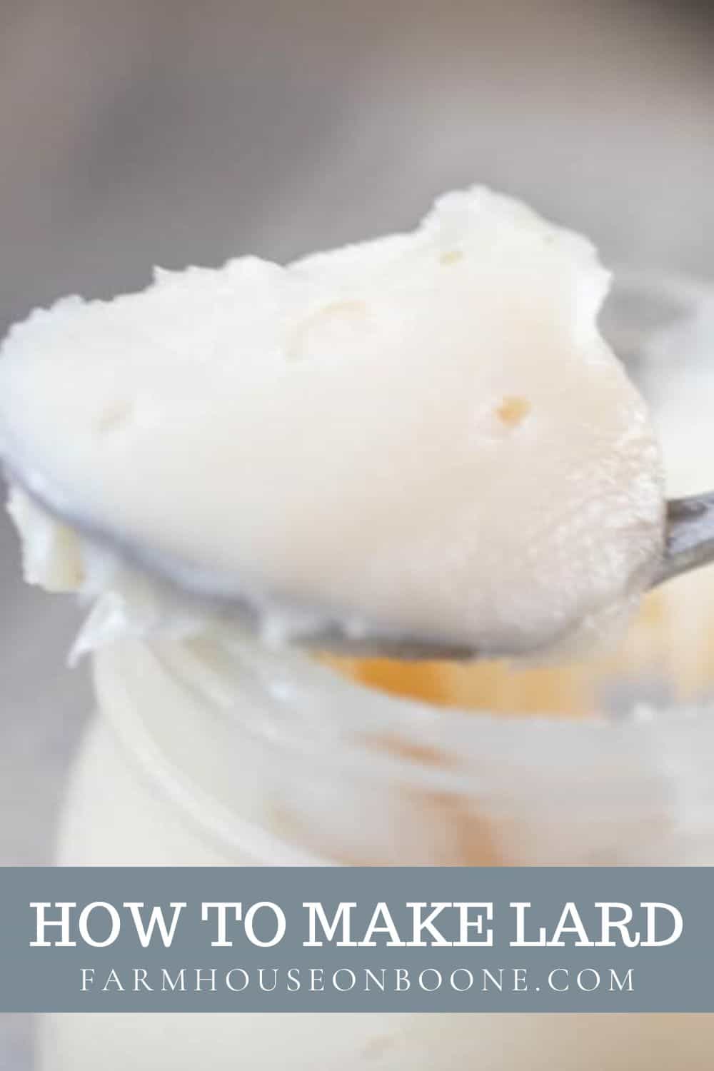 How To Make Lard Farmhouse on Boone