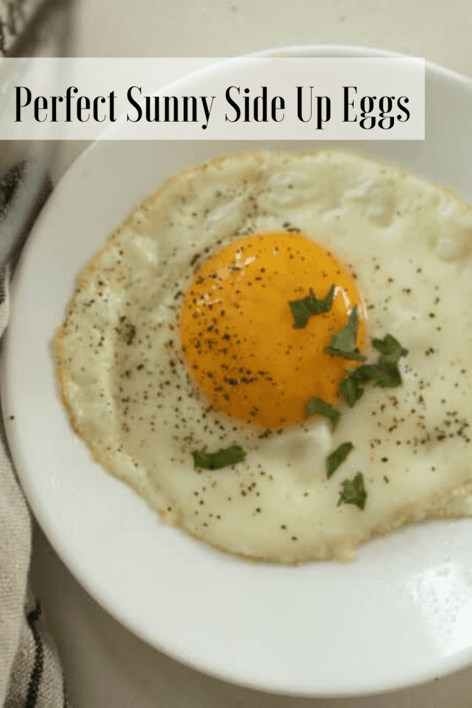 Perfect sunny side up eggs graphic