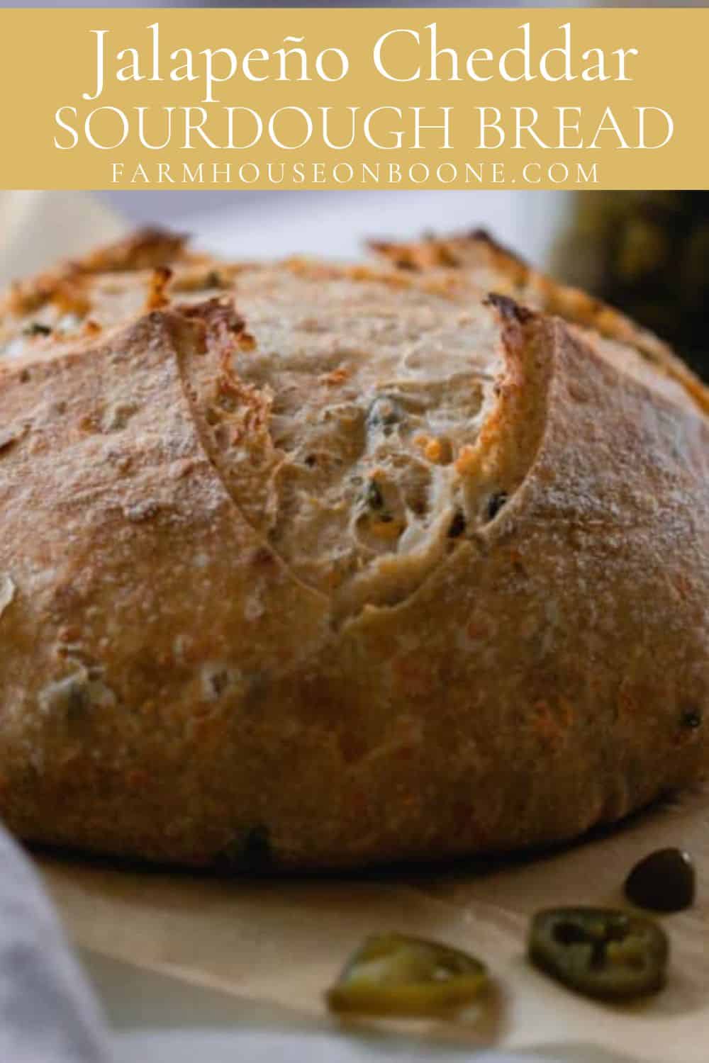 Jalapeño Cheddar Sourdough Bread Farmhouse on Boone