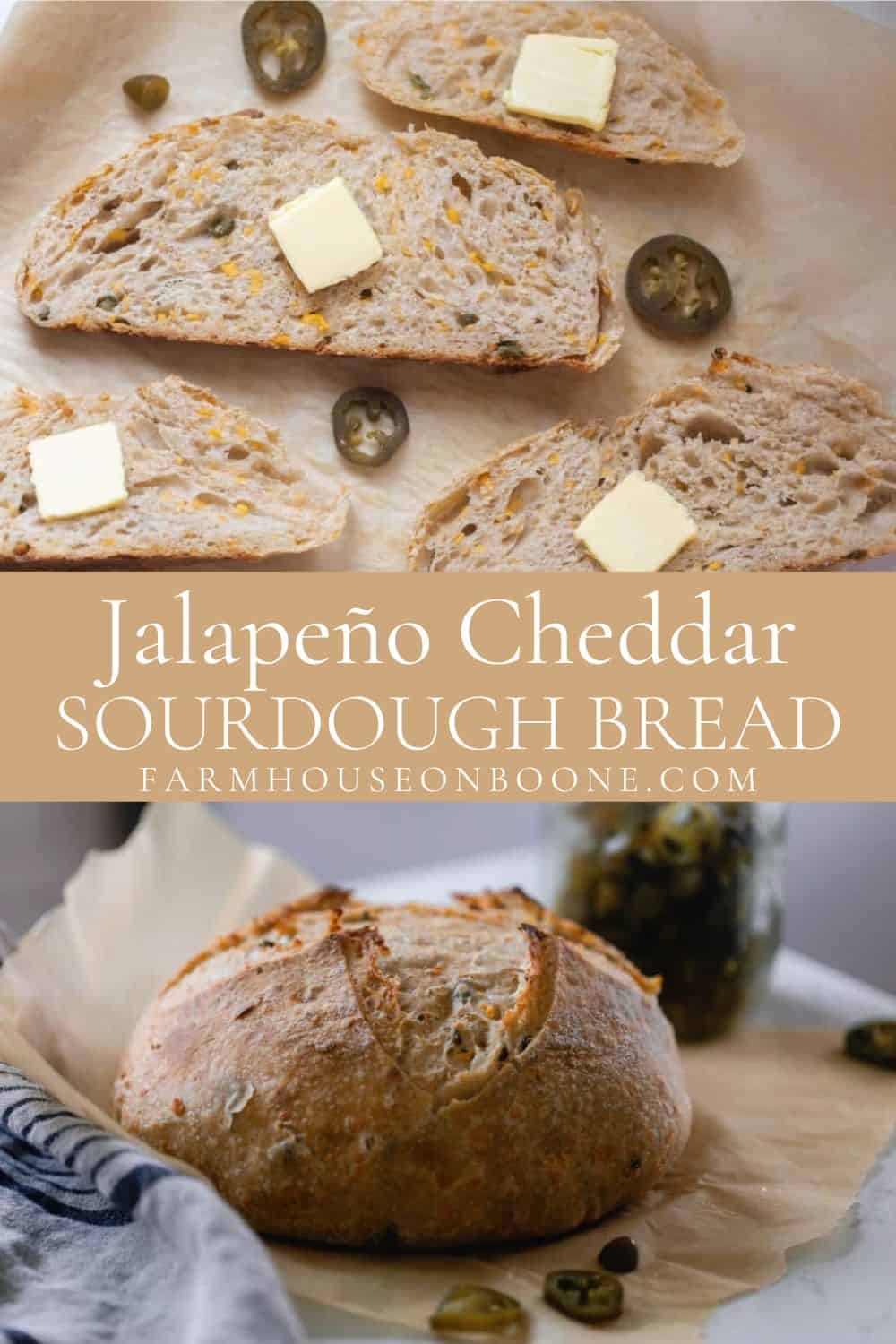 Jalapeño Cheddar Sourdough Bread Farmhouse on Boone