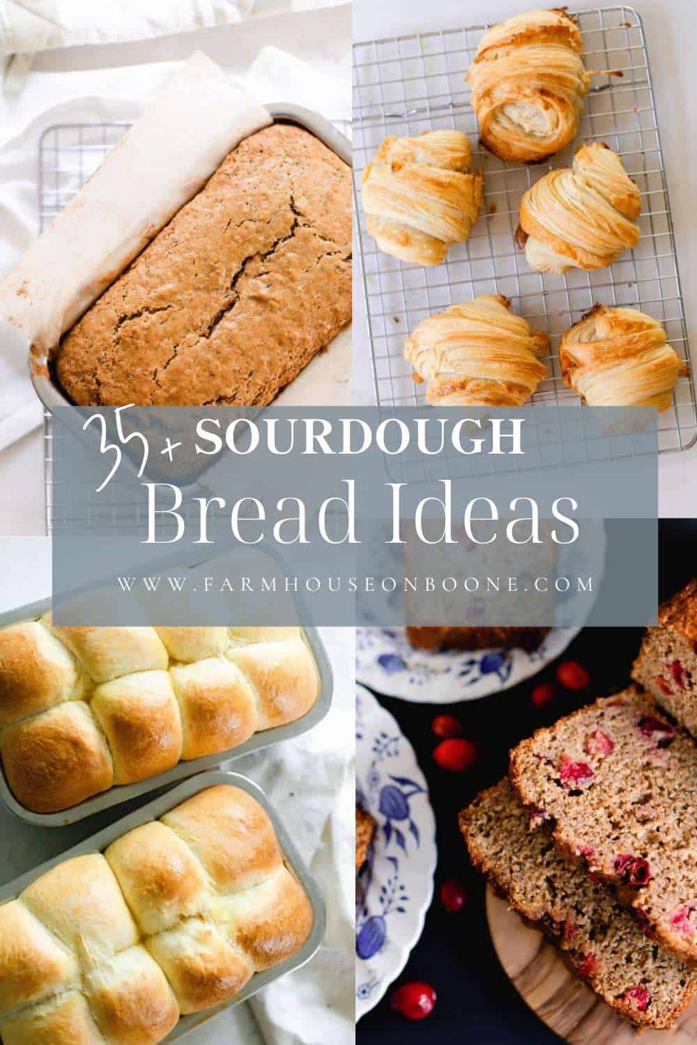 four pictures of sourdough bread ideas