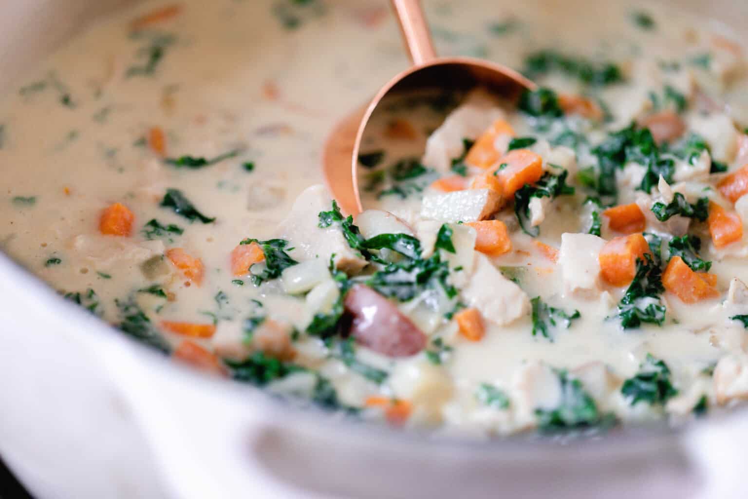 Easy Chicken Kale Soup Recipe Farmhouse on Boone