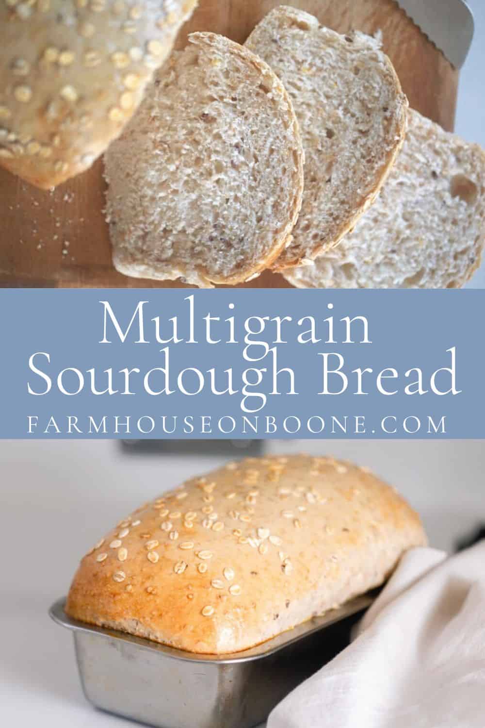Soft Multigrain Sourdough Bread Farmhouse on Boone