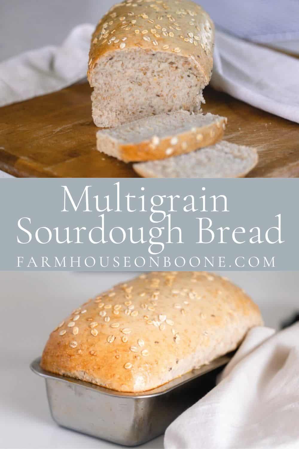 Soft Multigrain Sourdough Bread Farmhouse on Boone