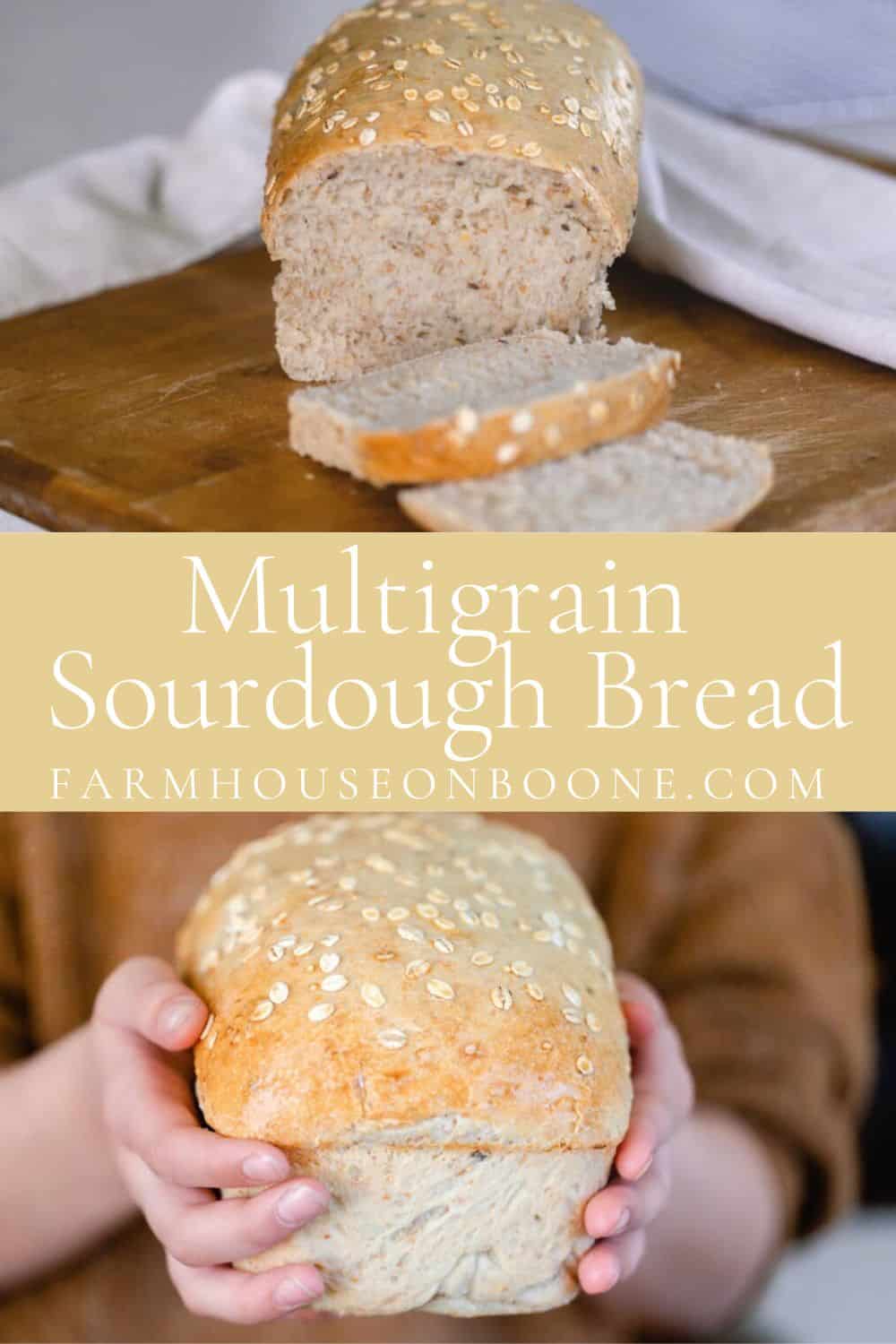 Soft Multigrain Sourdough Bread Farmhouse on Boone