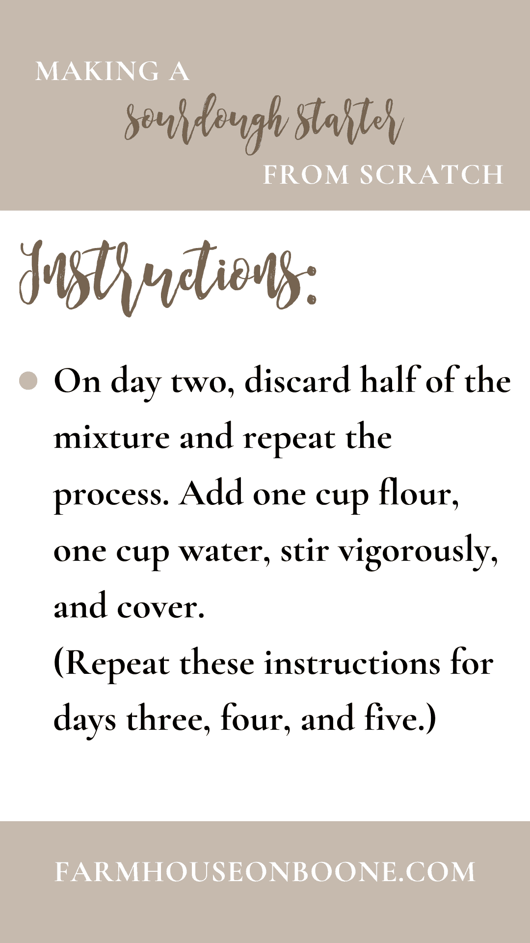 How to Make a Sourdough Starter from Scratch Farmhouse on Boone