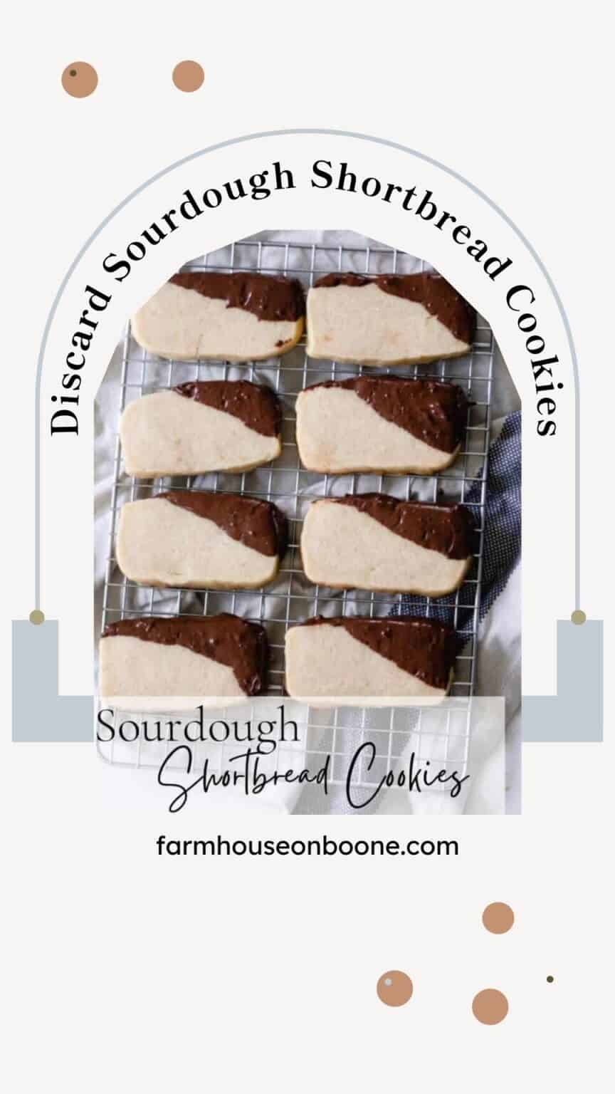 Discard Sourdough Shortbread Cookies Farmhouse on Boone