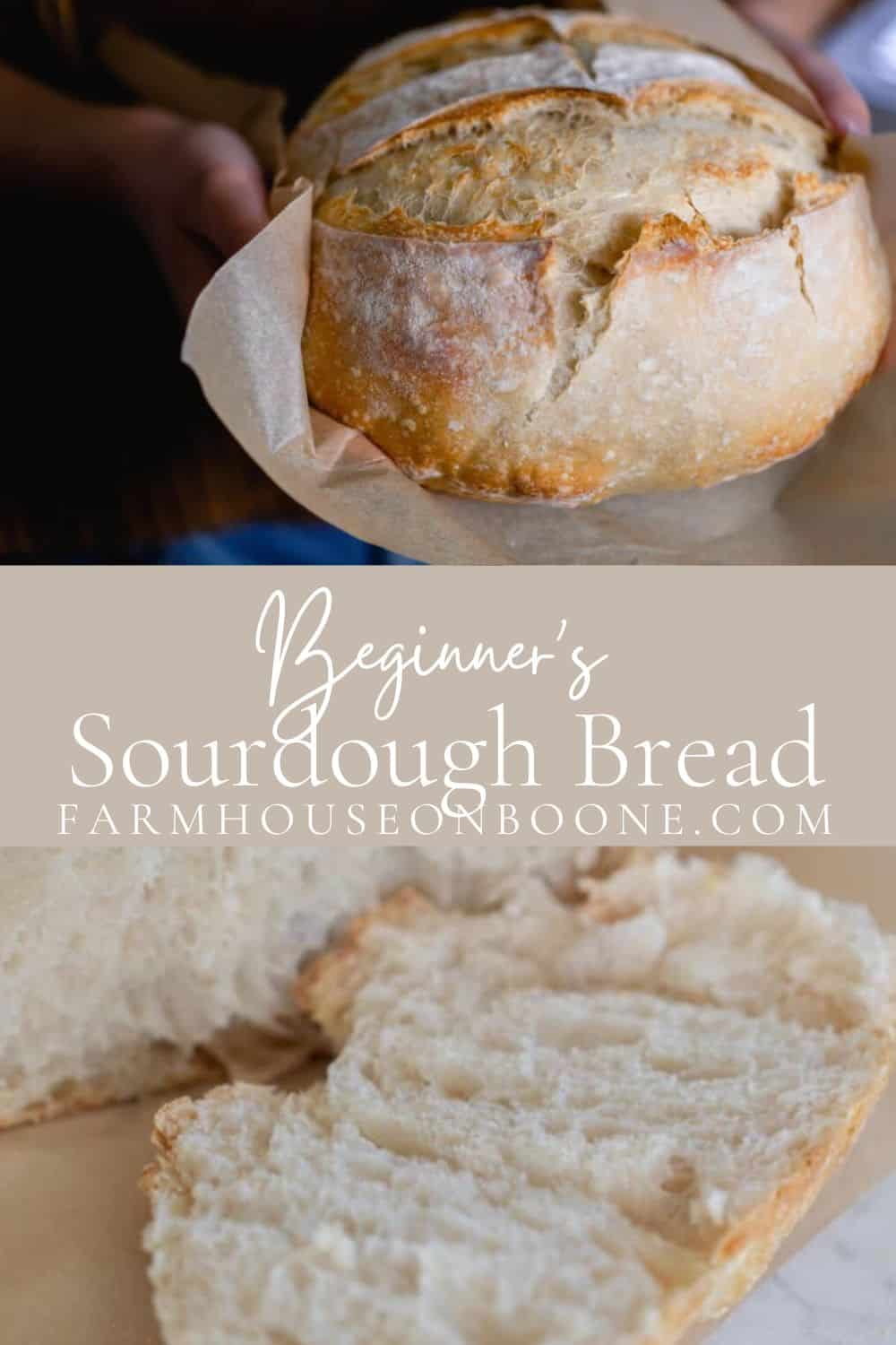 Beginner's Sourdough Bread Recipe Farmhouse on Boone