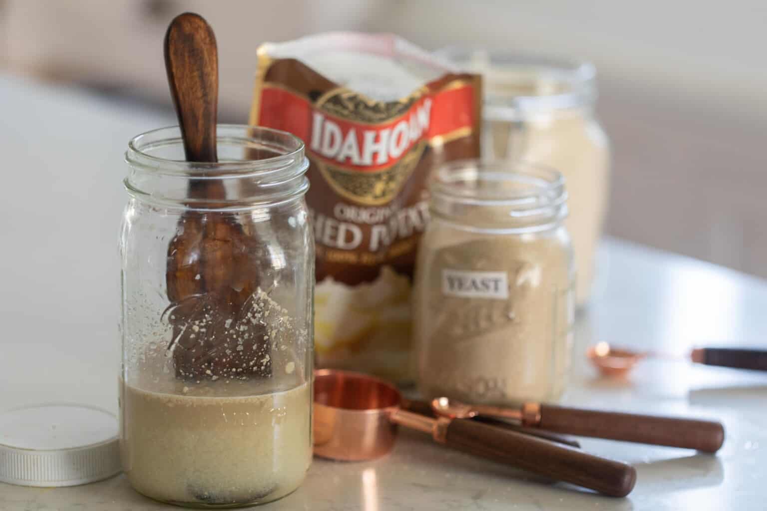 How To Make A Potato Flake Sourdough Starter Farmhouse on Boone