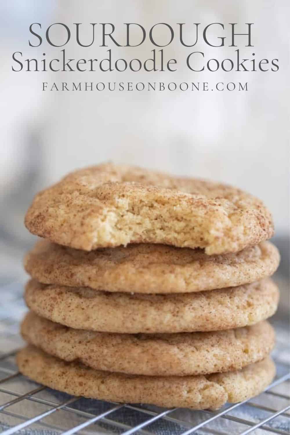 Sourdough Snickerdoodle Cookies Farmhouse on Boone