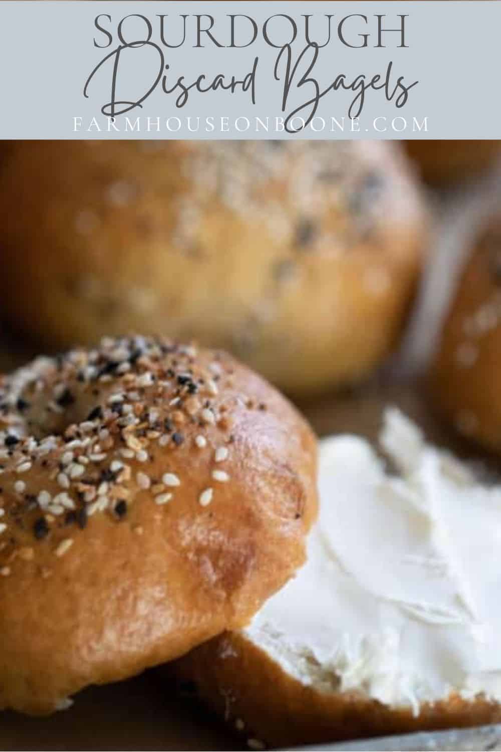 Easy Sourdough Discard Bagels Farmhouse on Boone