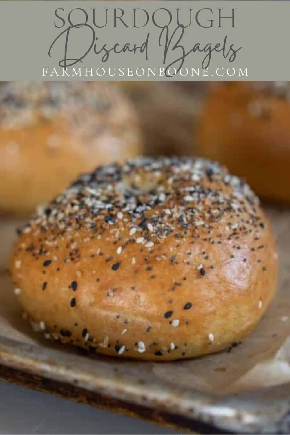 Easy Sourdough Discard Bagels Farmhouse on Boone