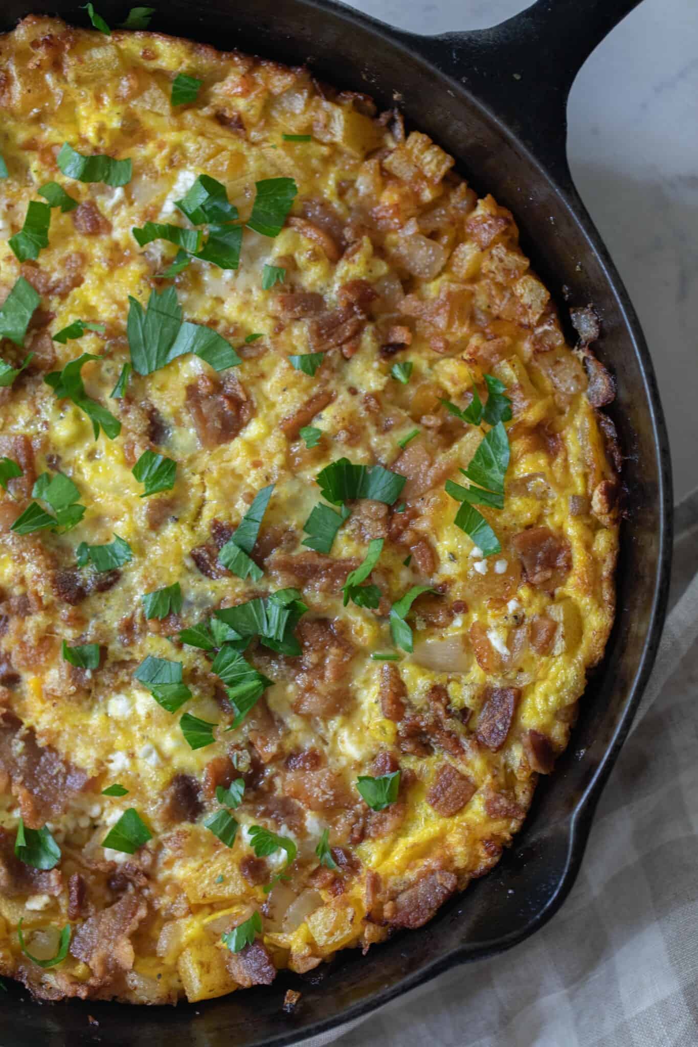 Easy Pumpkin Frittata Recipe With Bacon And Feta Farmhouse on Boone