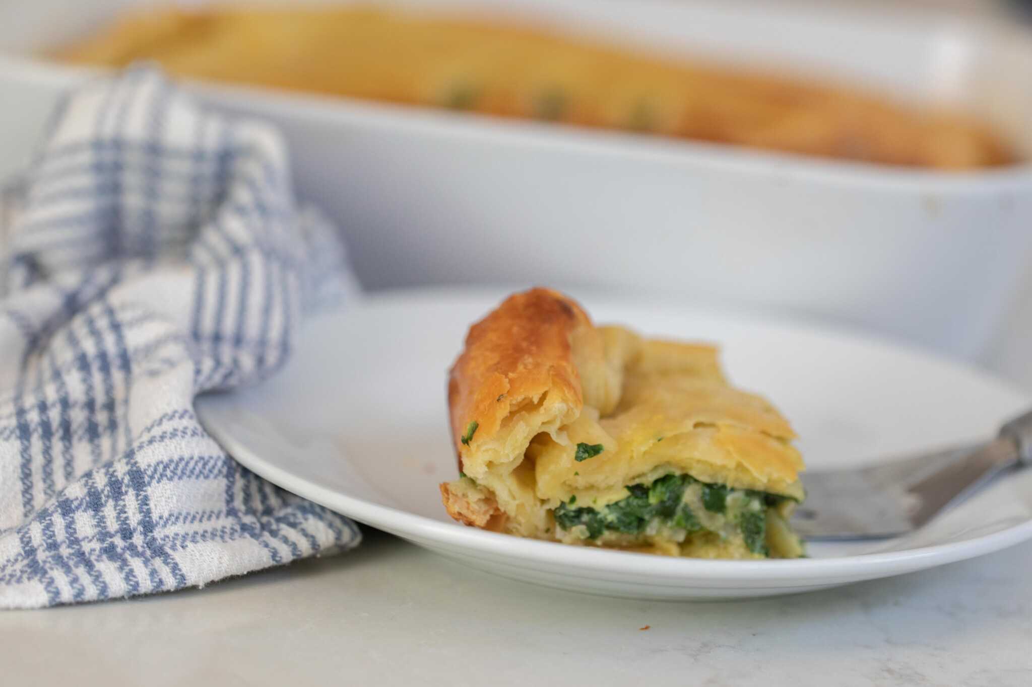 Homemade Spinach Pie Recipe With Puff Pastry - Farmhouse on Boone