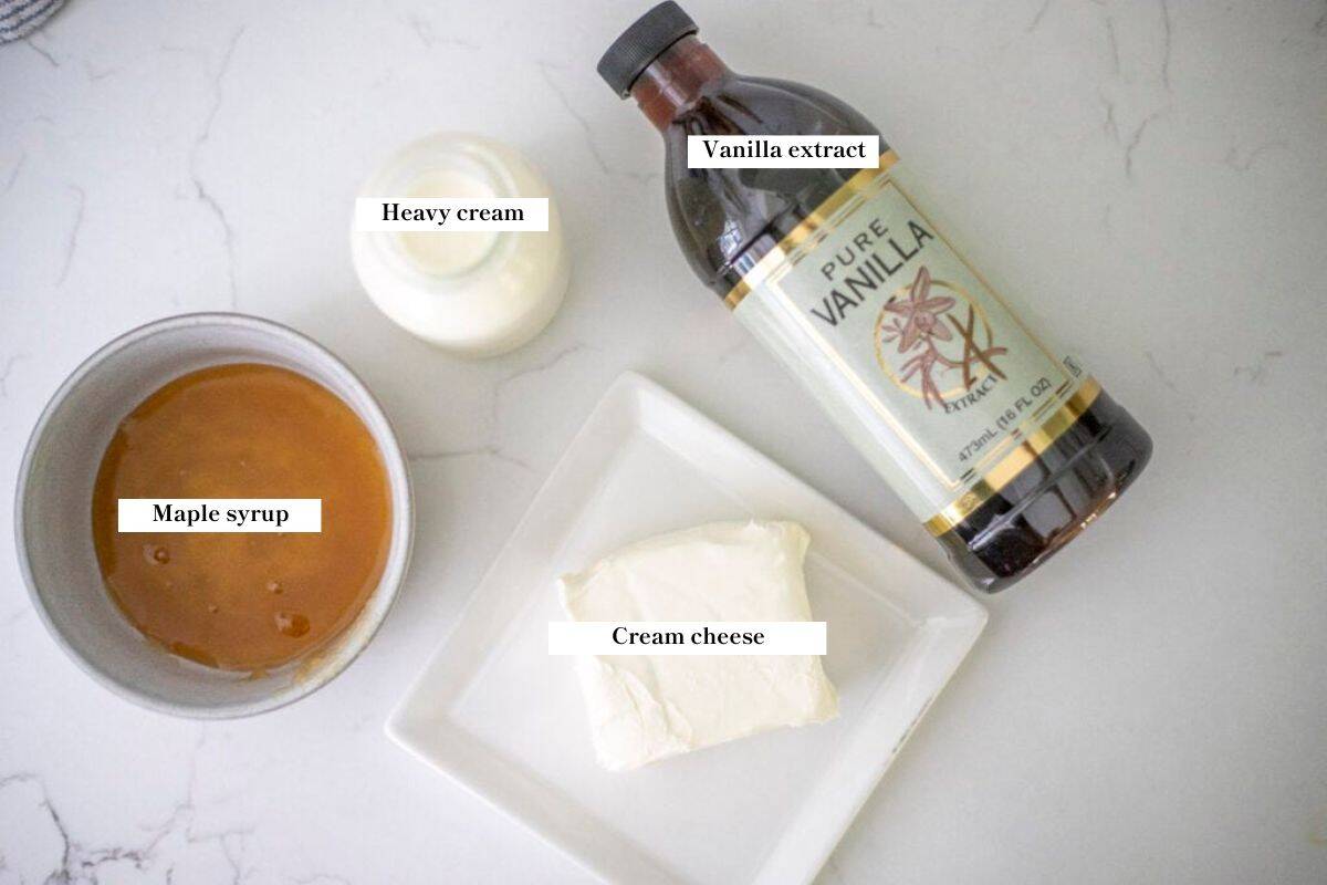 Ingredients on the countertop.