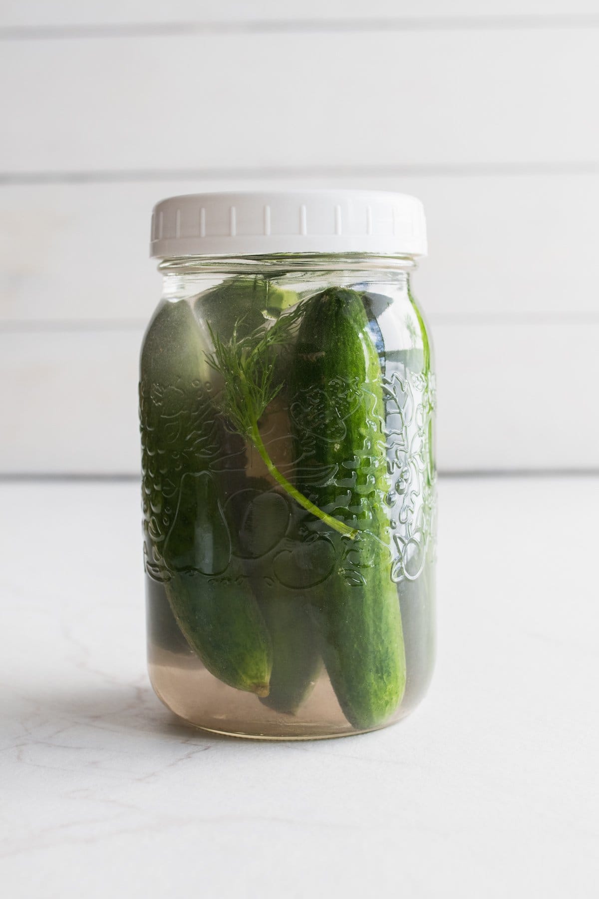 A jar of pickles.