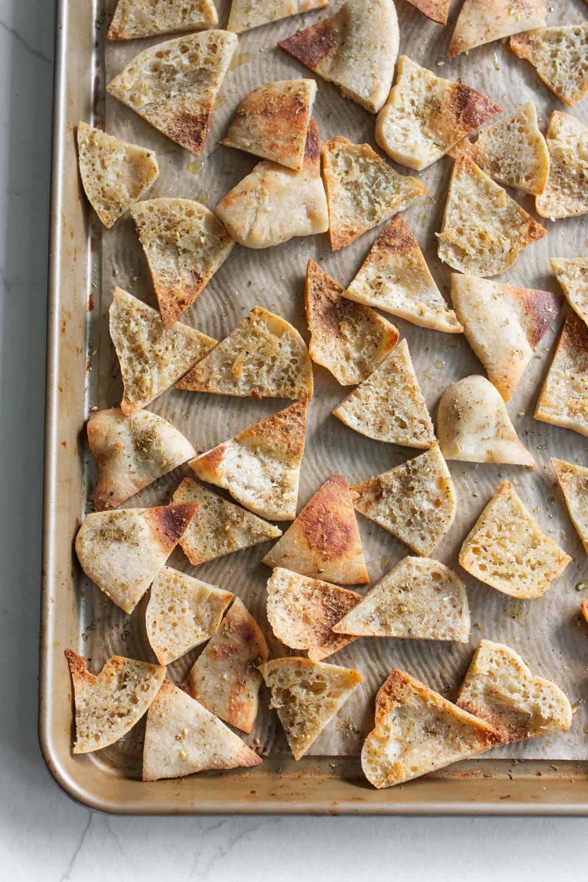 Delicious Homemade Sourdough Pita Chips - Farmhouse on Boone