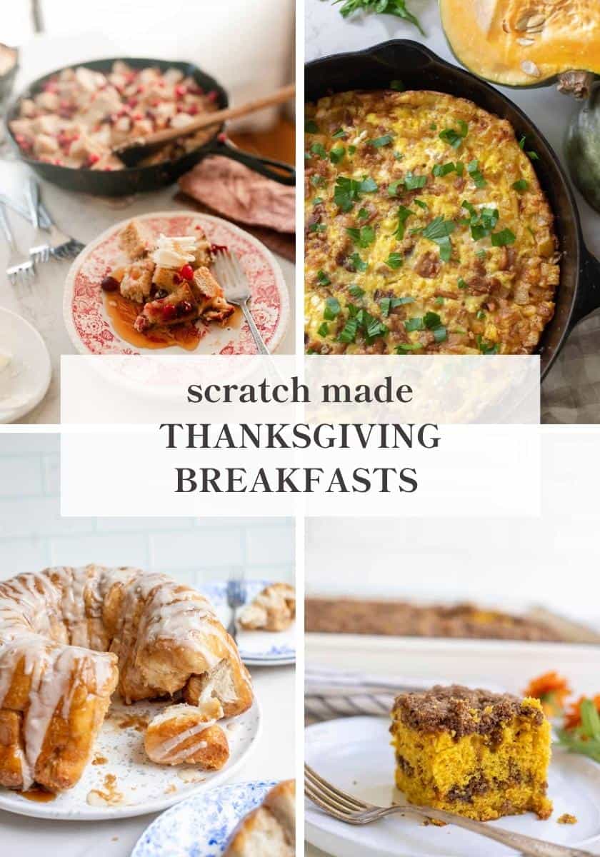 Four breakfast meals.