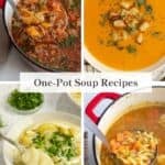 Four soup recipes.