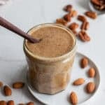 Jar of nut butter.