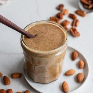 Jar of nut butter.