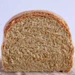 The crumb of a sandwich loaf on display.